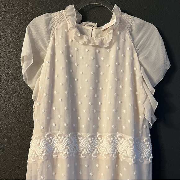 See by Chloe cream embroidered dress 42 Large - Picture 2 of 8
